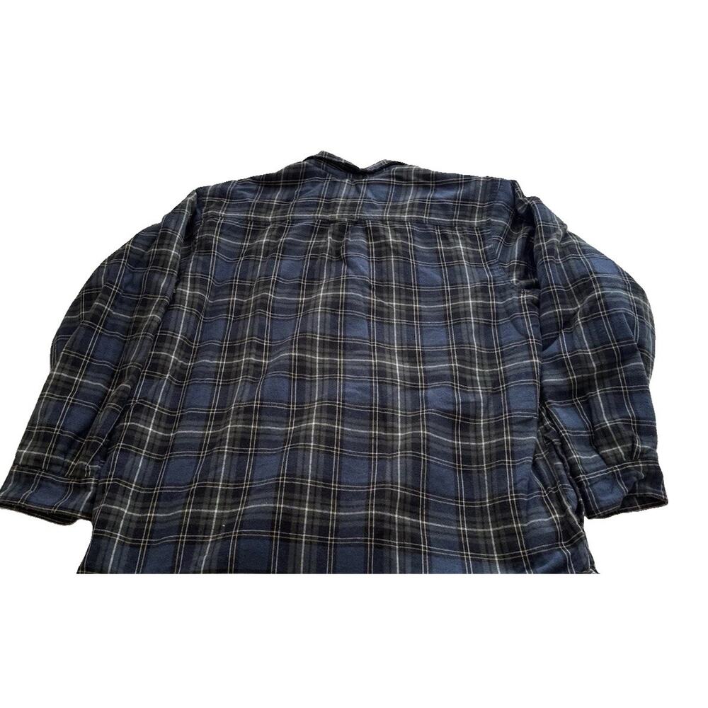 Wolverine Men's Big & Tall Plaid Shacket Long Sleeve JacketButton-Up 2XL Pockets - Picture 3 of 5